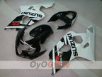 Kit de carénages en injection pour GSX R750 04-05 - Blanc, noir - Style d’origine #OYO87901201