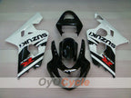 Kit de carénage à injection pour GSXR600 04-05 - Blanc, noir - Style d'usine #OYO87901374