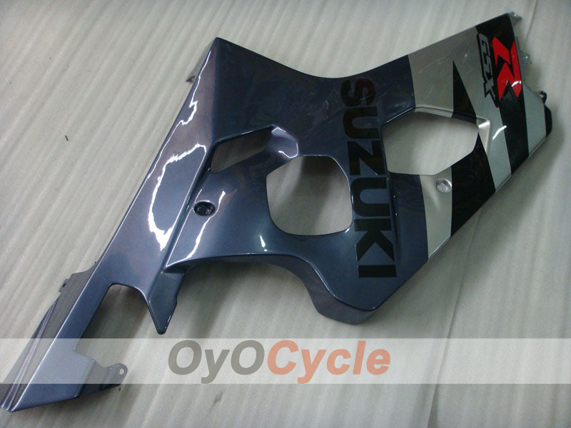 Kit de carénage à injection pour GSXR600 04-05 - Noir, argent - Style d'usine #OYO87901378