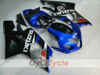 Kit de carénage à injection pour GSXR600 04-05 - Bleu, Noir - Style usine #OYO87901382