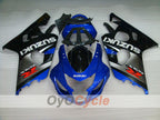 Kit de carénage à injection pour GSXR600 04-05 - Bleu, Noir - Style usine #OYO87901382