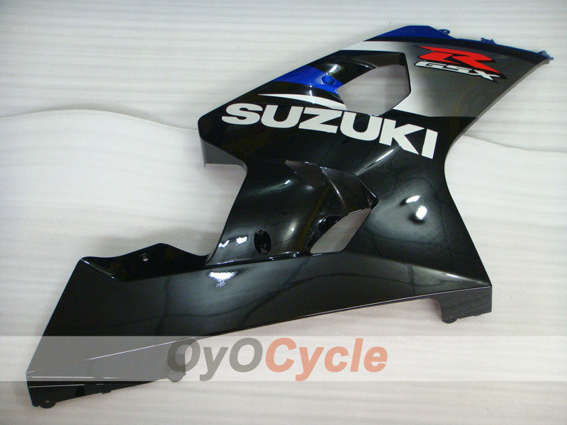 Kit de carénage à injection pour GSX R750 04-05 - Bleu, Noir - Style usine #OYO87901215