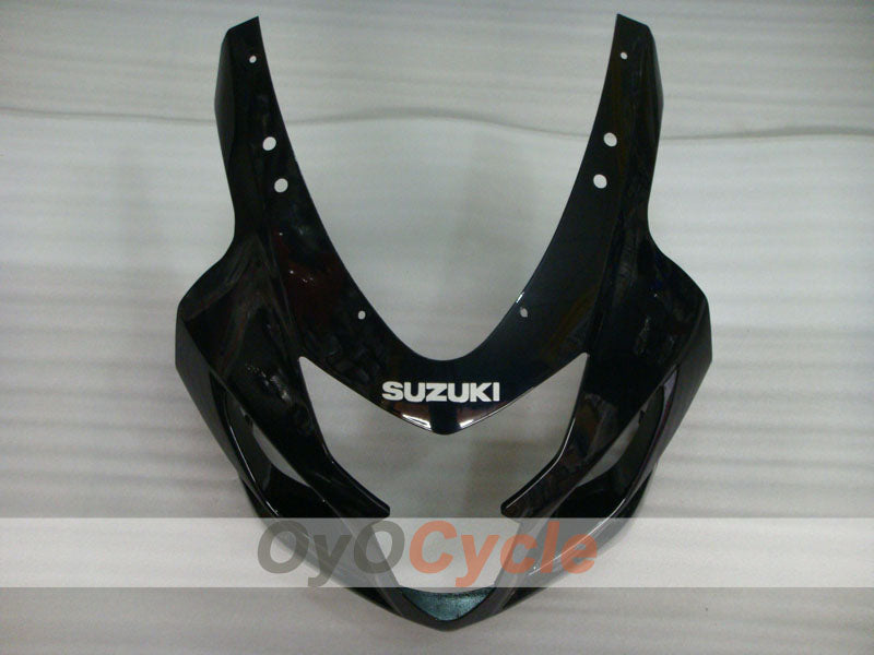 Kit de carénage à injection pour GSXR600 04-05 - Noir, Argent - Style usine #OYO87901384
