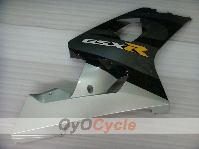 Kit de carénage à injection pour GSXR600 04-05 - Noir, Argent - Style usine #OYO87901384