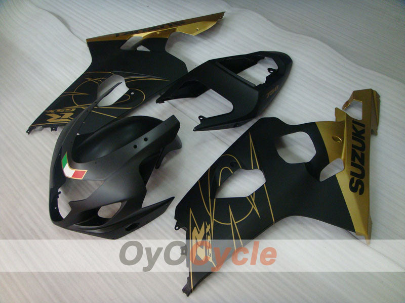 Kit de carénage à injection pour GSX R750 04-05 - Noir, doré, mat - Style d'usine #OYO87901217 Image secondaire du produit