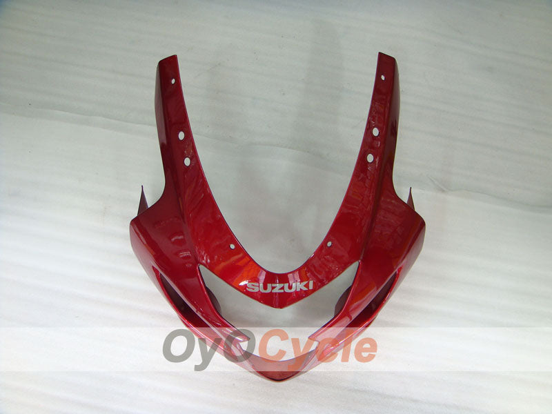 Kit de carénage à injection pour GSXR600 04-05 - Rouge, Noir - Style usine #OYO87901392