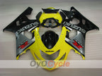 Kit de carénage injecté pour GSXR600 04-05 - Jaune, Noir - Style d’origine #OYO87901396
