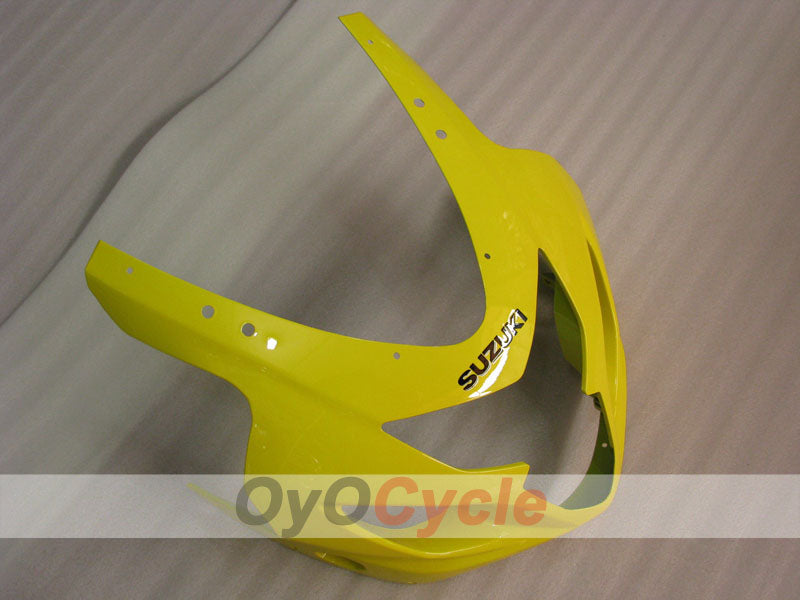 Kit de carénage injecté pour GSXR600 04-05 - Jaune, Noir - Style d’origine #OYO87901396
