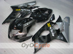 Kit de carénage injecté pour GSXR600 04-05 - Noir, Gris - Style d’origine #OYO87901401