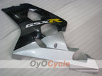 Kit de carénage injecté pour GSXR600 04-05 - Noir, Gris - Style d’origine #OYO87901401