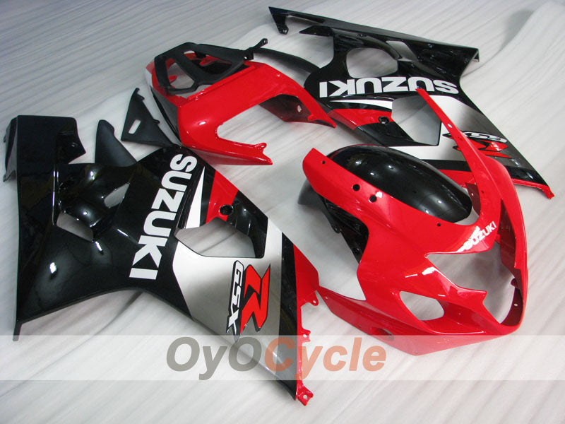 Kit de carénage injecté pour GSXR600 04-05 - Rouge, Noir - Style d’origine #OYO87901404 Image principale du produit