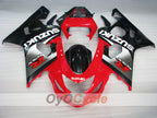 Kit de carénage à injection pour GSX R750 04-05 - Rouge, noir - Style d'usine #OYO87901227