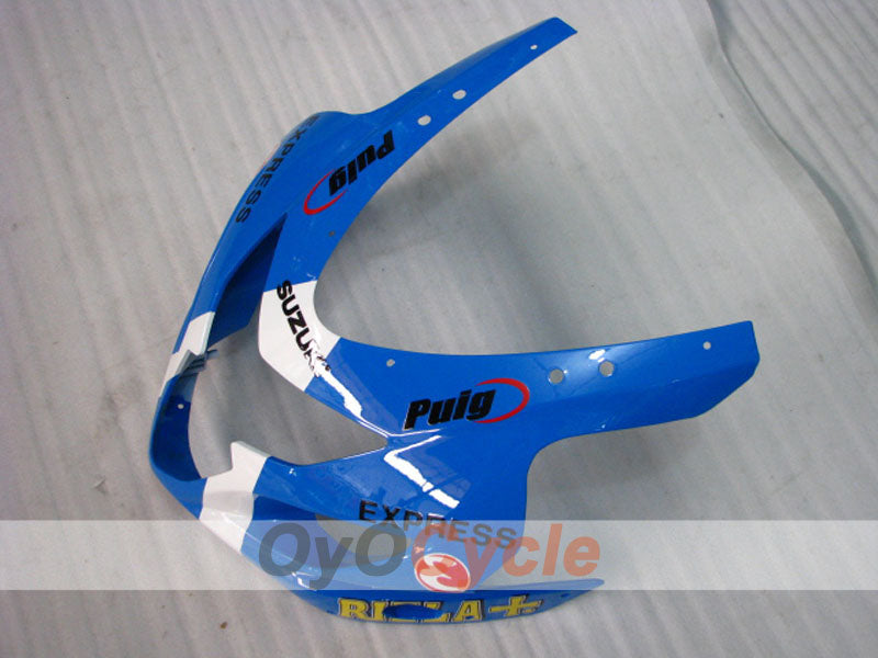 Kit de carénage à injection pour GSX R750 04-05 - Bleu, Noir - Rizla+ #OYO87901233