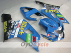 Kit de carénage à injection pour GSXR600 04-05 - Bleu, Noir - DUNLOP, Rizla+ #OYO87901421