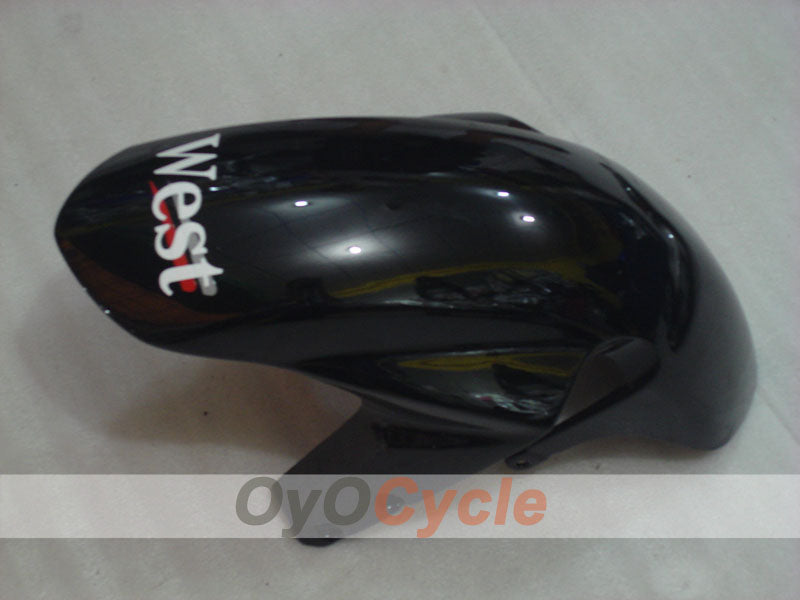Kit de carénage à injection pour GSXR600 04-05 - Blanc, Noir - West #OYO87901423
