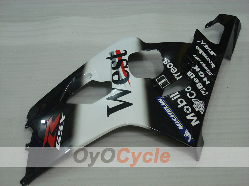 Carénage latéral gauche et droit pour Suzuki GSXR600 04-05 #OYO87909075