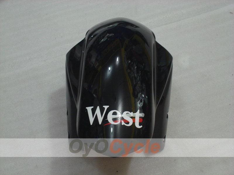 Kit de carénage à injection pour GSXR600 04-05 - Blanc, Noir - West #OYO87901423