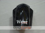 Kit de carénage à injection pour GSX R750 04-05 - Blanc, Noir - West #OYO87901235