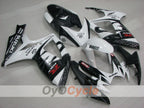Kit de carénages à injection pour GSX R600 06-07 - Blanc, Noir - Corona, MOTUL #OYO87901434