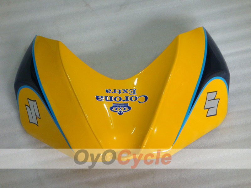Kit de carénages à injection pour GSX R600 06-07 - Jaune, Noir - Corona, MOTUL #OYO87901437