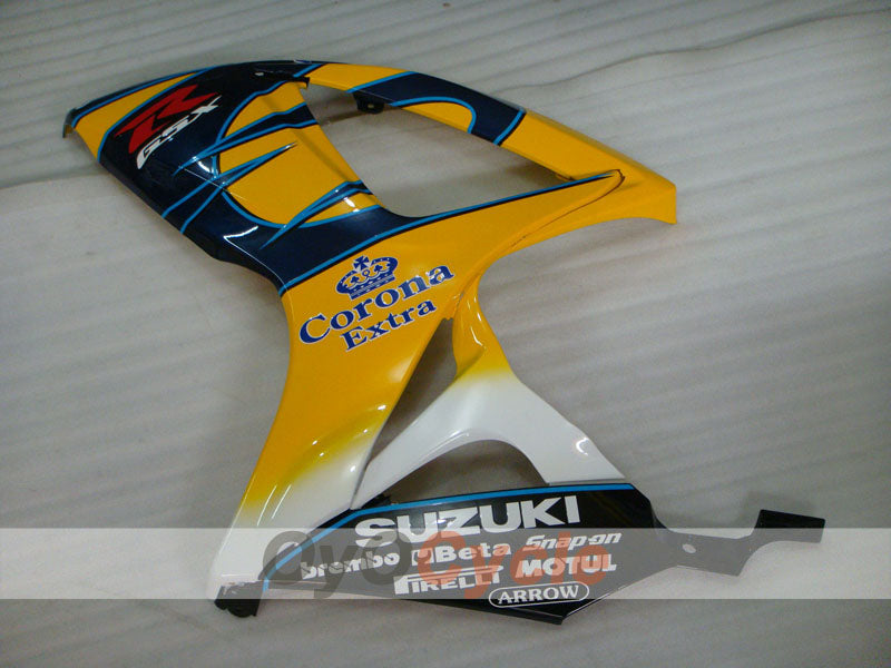 Kit de carénages à injection pour GSX R600 06-07 - Jaune, Noir - Corona, MOTUL #OYO87901437