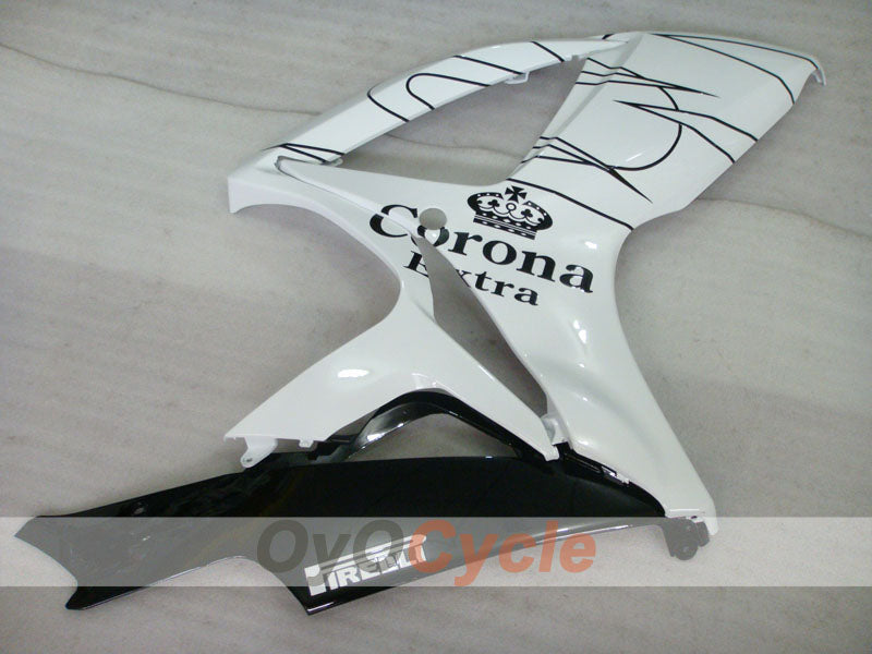 Kit de carénage pour injection pour GSX R750 06-07 - Blanc, Noir - Corona #OYO87901269