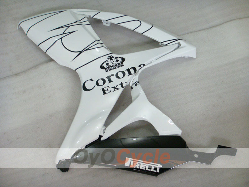 Kit de carénage pour injection pour GSX R750 06-07 - Blanc, Noir - Corona #OYO87901269
