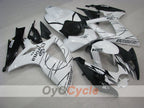 Kit de carénages à injection pour GSX R600 06-07 - Blanc, Noir - Corona #OYO87901441