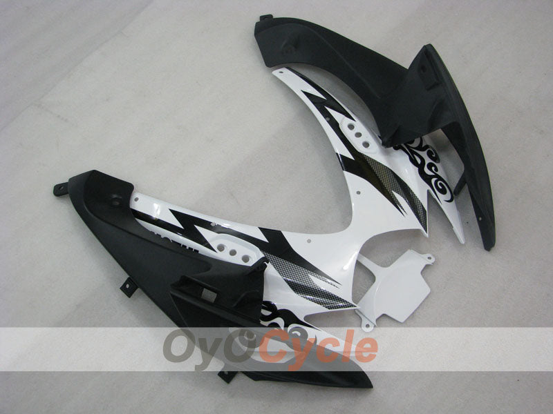 Kit de carénages à injection pour GSX R600 06-07 - Blanc, Noir - Corona #OYO87901441