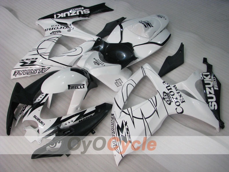 Kit de carénage pour injection pour GSX R750 06-07 - Blanc, Noir - Corona #OYO87901273 Image secondaire du produit