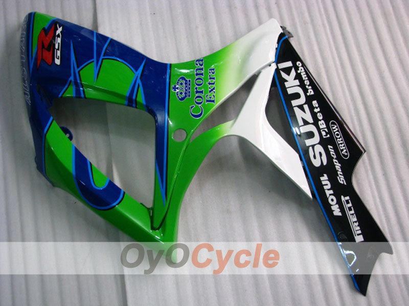 Kit de carénage pour injection pour GSX R750 06-07 - Vert, Bleu - Corona #OYO87901276