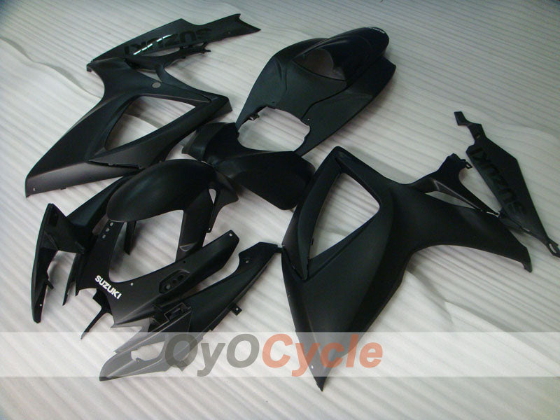 Kit de carénage injecté pour GSX R750 06-07 - Noir mat - Style d’origine #OYO87901283