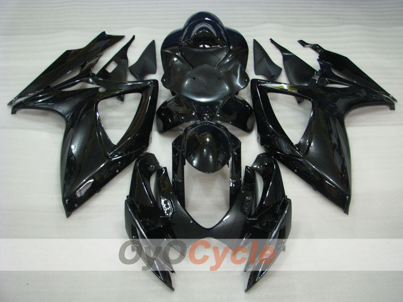 Kit de carénage à injection pour GSX R600 06-07 - Noir - Style d’origine #OYO87901492