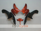 Kit de carénage à injection pour GSX R600 06-07 - Orange, noir - Flamme #OYO87901497