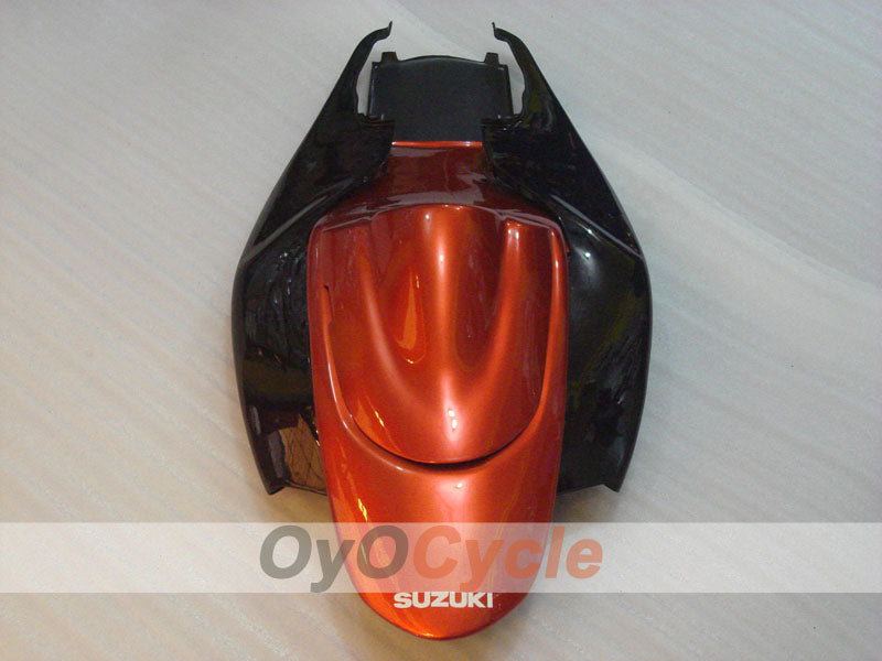 Kit de carénage à injection pour GSX R600 06-07 - Orange, noir - Flamme #OYO87901497