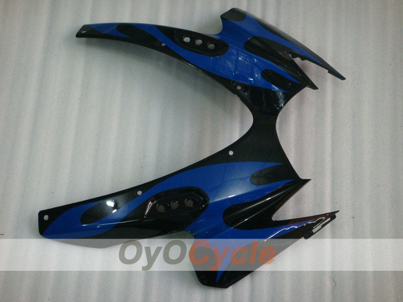 Kit de carénage moulé par injection pour GSX R600 06-07 - Bleu, noir - Flame #OYO87901499