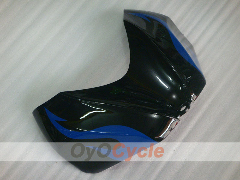 Kit de carénage injecté pour GSX R750 06-07 - Bleu, noir - Flamme #OYO87901292