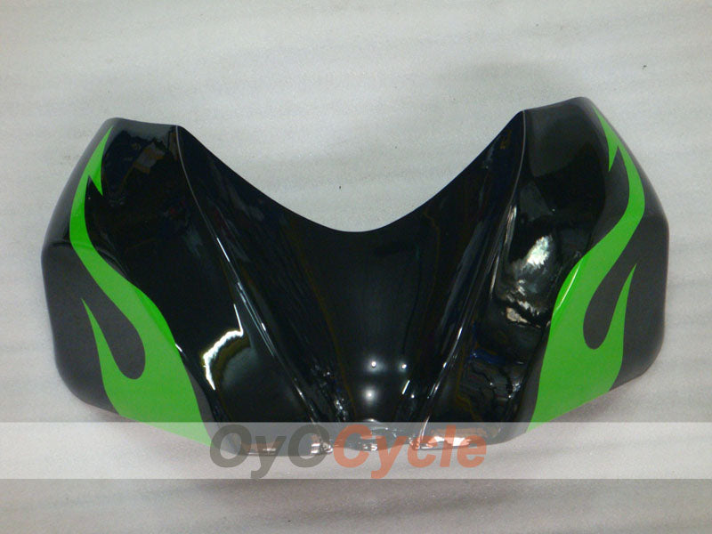 Kit de carénage à injection pour GSX R750 06-07 - Vert, Noir - Flamme #OYO87901293
