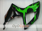 Kit de carénage à injection pour GSX R750 06-07 - Vert, Noir - Flamme #OYO87901293