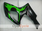 Kit de carénage à injection pour GSX R750 06-07 - Vert, Noir - Flamme #OYO87901293