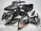 Kit de carénage moulé par injection pour GSX R600 06-07 - Noir, argent - Flame #OYO87901502