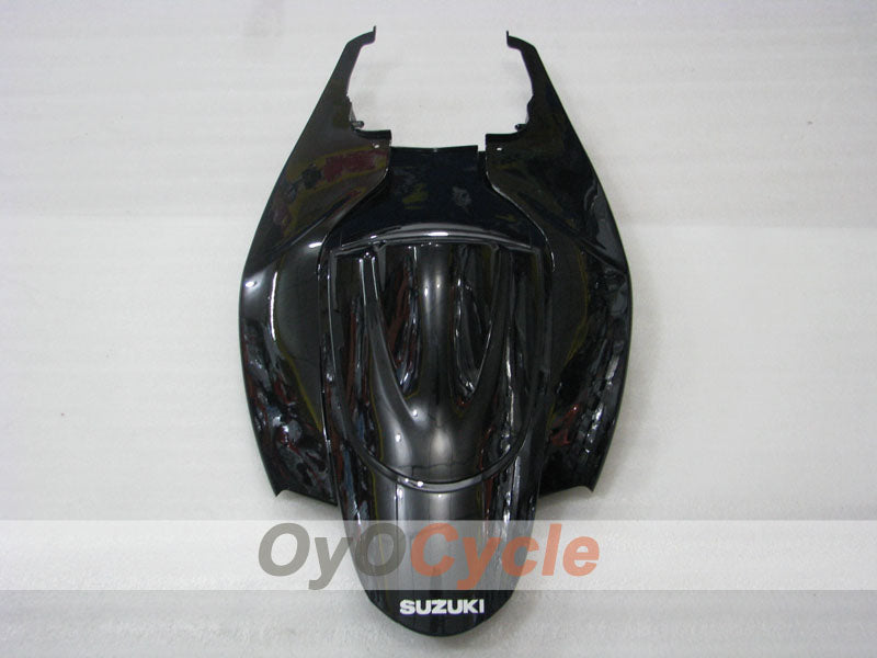 Kit de carénage moulé par injection pour GSX R600 06-07 - Noir, argent - Flame #OYO87901502