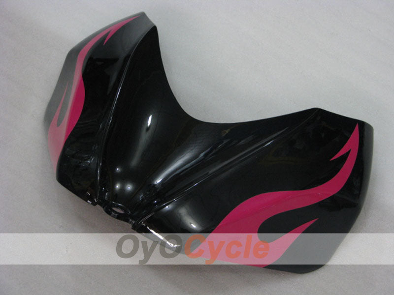 Kit de carénage moulé par injection pour GSX R600 06-07 - Rouge, noir - Flame #OYO87901503