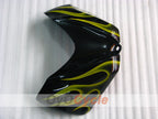 Kit de carénage moulé par injection pour GSX R600 06-07 - Jaune, noir - Flame #OYO87901504