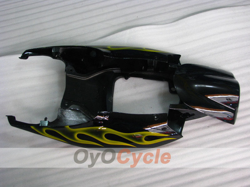 Kit de carénage moulé par injection pour GSX R600 06-07 - Jaune, noir - Flame #OYO87901504