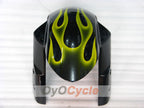 Kit de carénage moulé par injection pour GSX R600 06-07 - Jaune, noir - Flame #OYO87901504