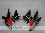 Kit de carénage moulé par injection pour GSX R600 06-07 - Rouge, noir - Jordan #OYO87901505