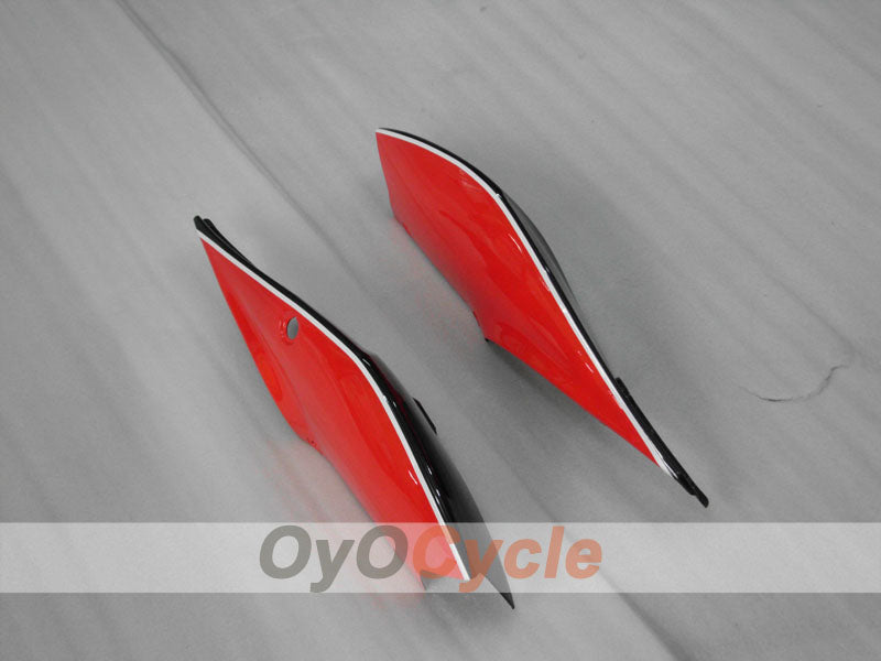 Kit de carénage moulé par injection pour GSX R600 06-07 - Rouge, noir - Jordan #OYO87901505