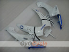 Kit de carénage moulé par injection pour GSX R600 06-07 - Bleu, blanc - Jordan #OYO87901507