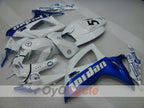 Kit de carénage moulé par injection pour GSX R600 06-07 - Bleu, blanc - Jordan #OYO87901507
